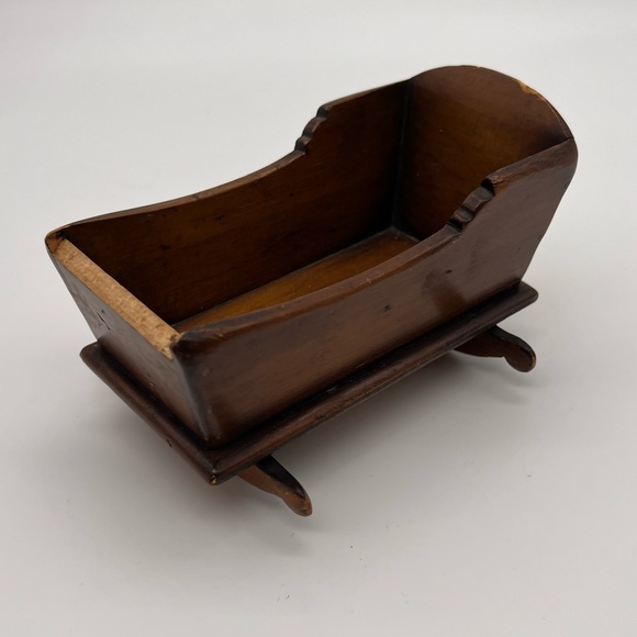 Pine Shop Original Vintage Miniature Cradle - Picture 5 of 9